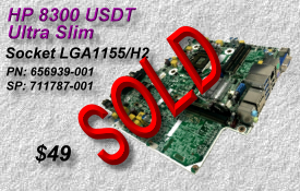 HP 8300 USDT Ultra Slim MOBO, PN:656939-001 SP:711787-001